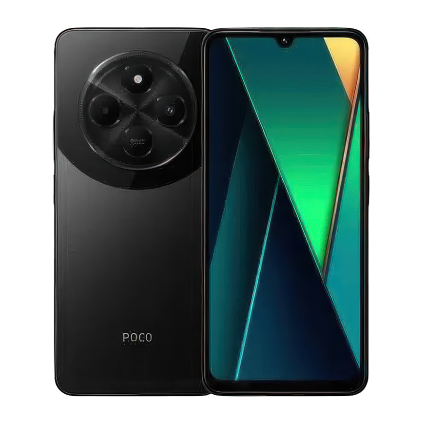 Смартфон Xiaomi POCO C75 6 ГБ + 128 ГБ (Чёрный | Black) (версия Global)