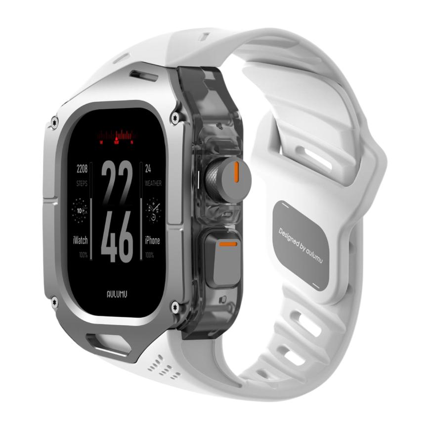 Спортивный ремешок-чехол Aulumu A01 Titanium Cover для Apple Watch Ultra 2–3