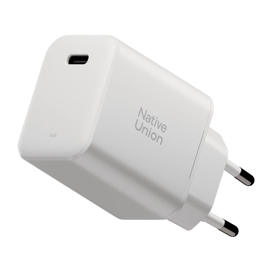 Сетевое зарядное устройство Native Union мощностью 45 Вт (USB-C) (GaN)