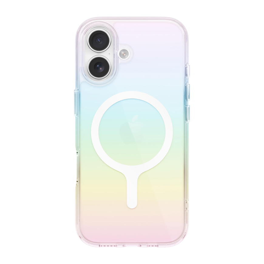 Прозрачный чехол MagSafe Uniq Iridescia для iPhone 17