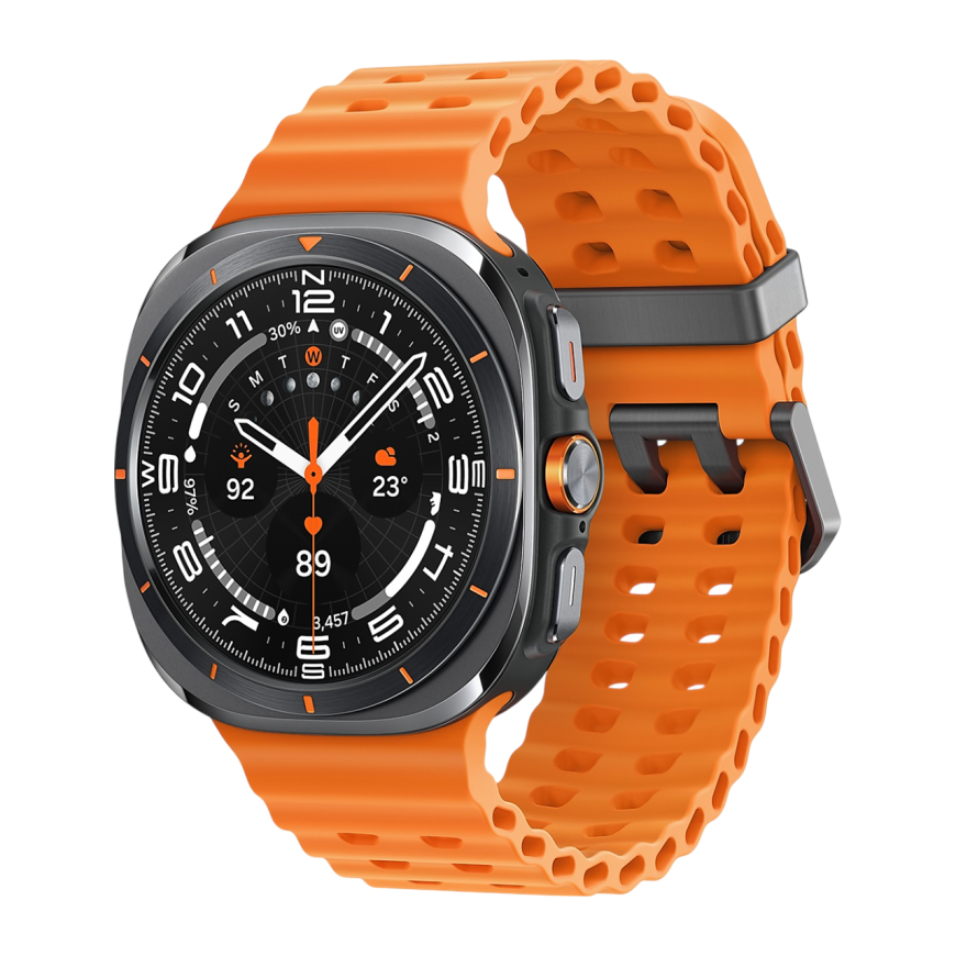 Умные часы Samsung Galaxy Watch Ultra, 47 мм, титан, ремешок Marine (2025)