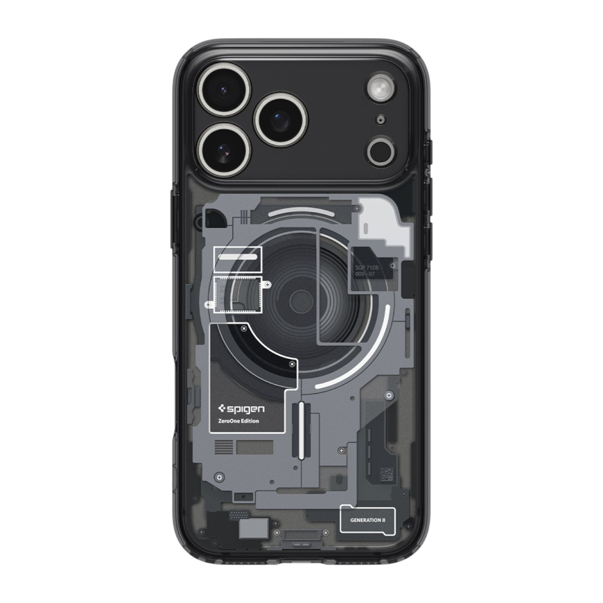 Прозрачный чехол MagSafe Spigen Ultra Hybrid Zero One (MagFit) для iPhone 17 Pro