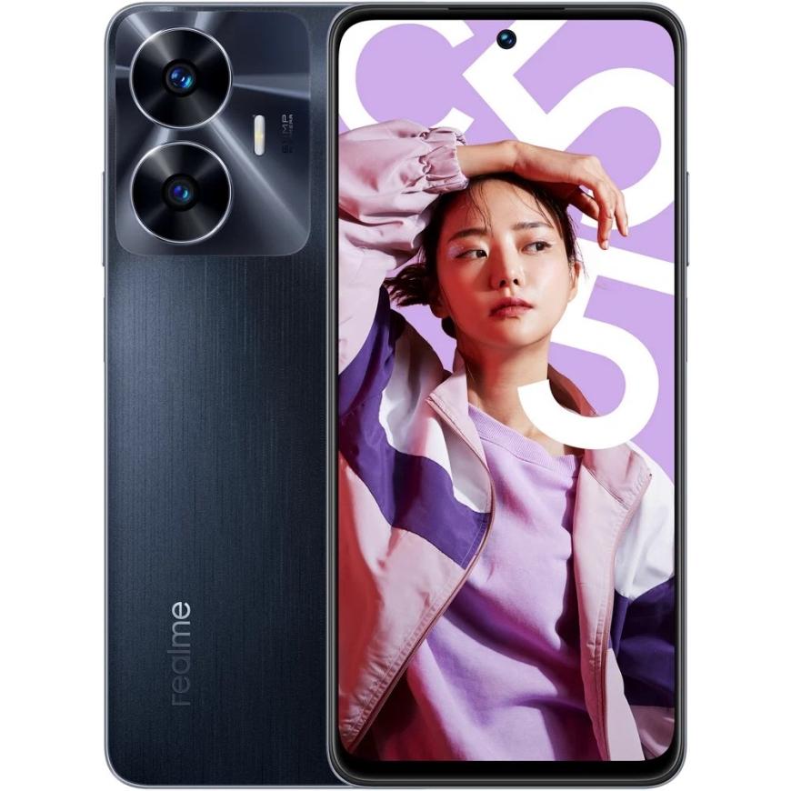 Смартфон Realme C55 4 ГБ + 64 ГБ (Черный | Rainy Night)