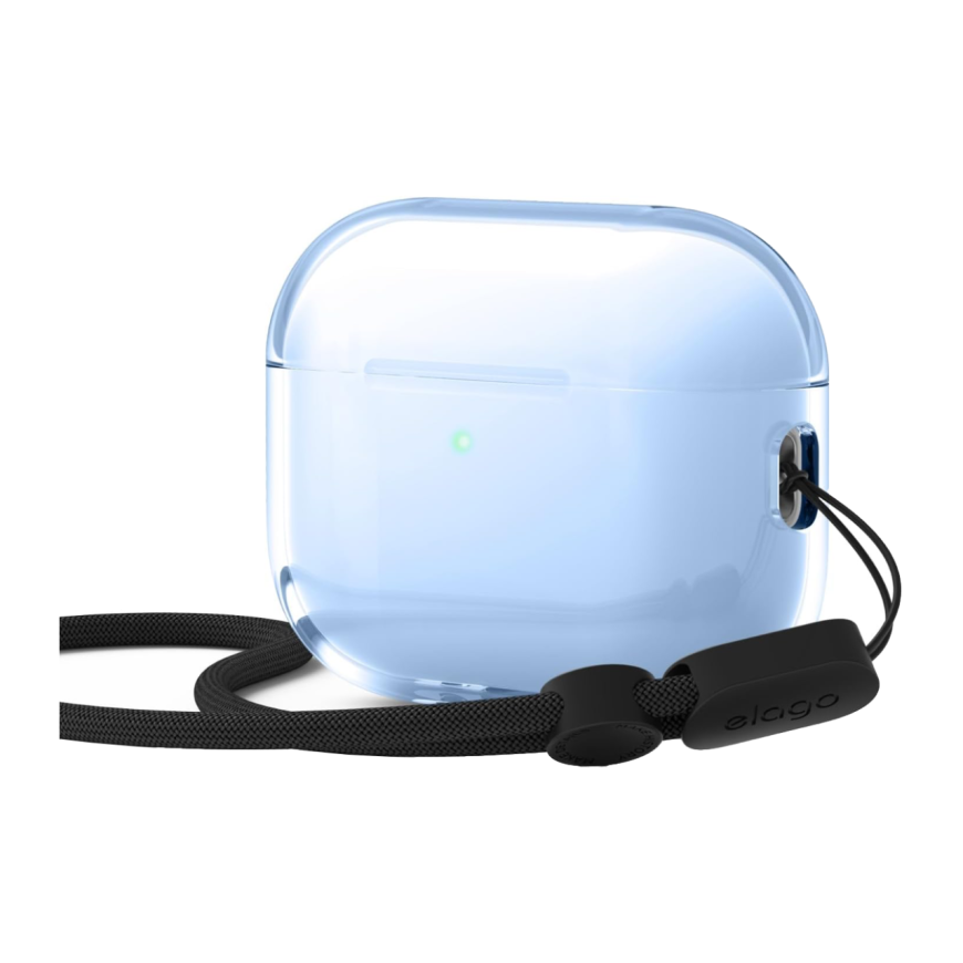 Прозрачный чехол с ремешком elago Clear Strap Case для AirPods Pro 3