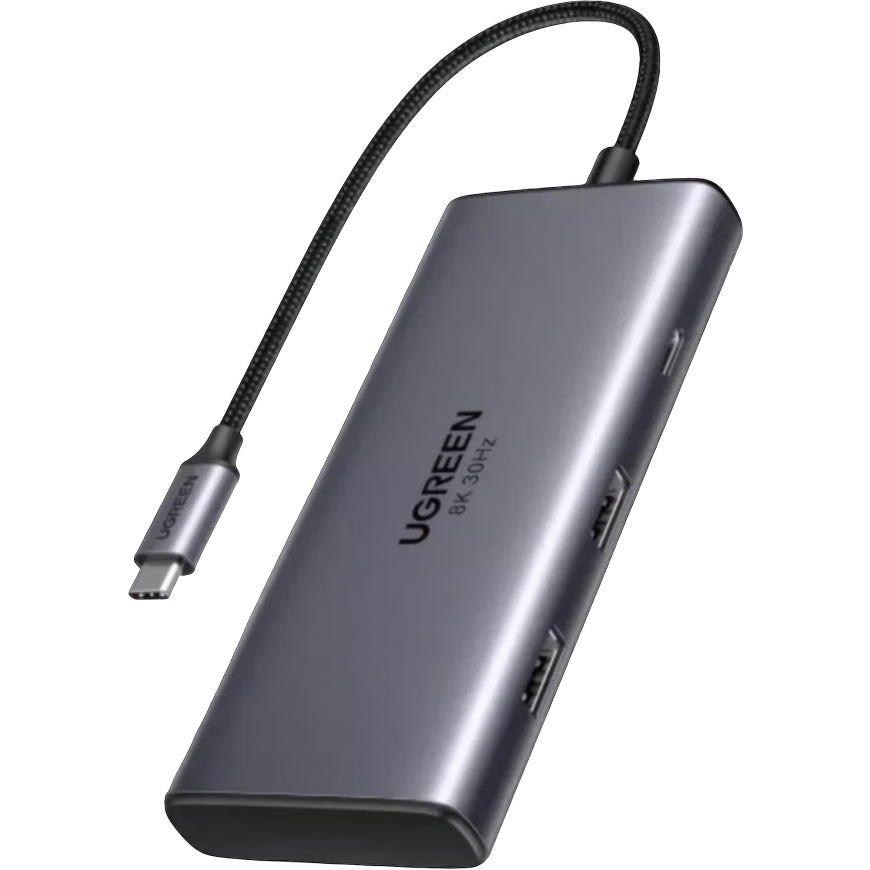 USB-Хаб Ugreen Revodok 206 с USB-C (CM498)