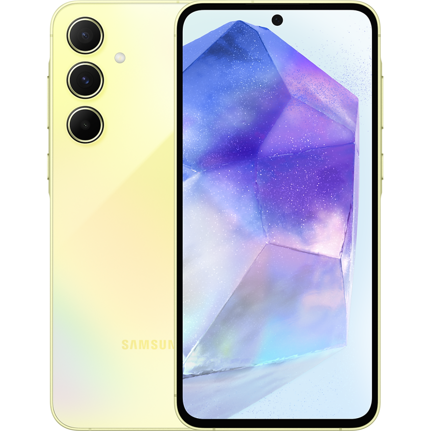 Смартфон Samsung Galaxy A55 5G 8 ГБ | 128 ГБ (Жёлтый | Awesome Lemon)