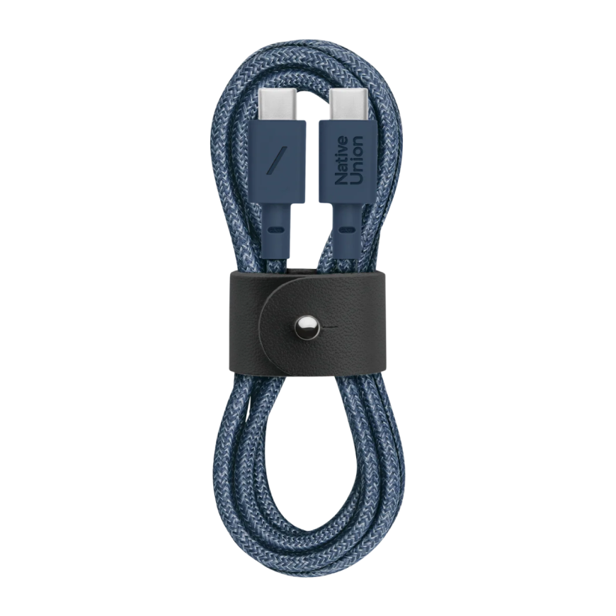 Кабель с оплёткой и ремешком Native Union Belt Cable USB-C (USB 2.0) (1,2 м)
