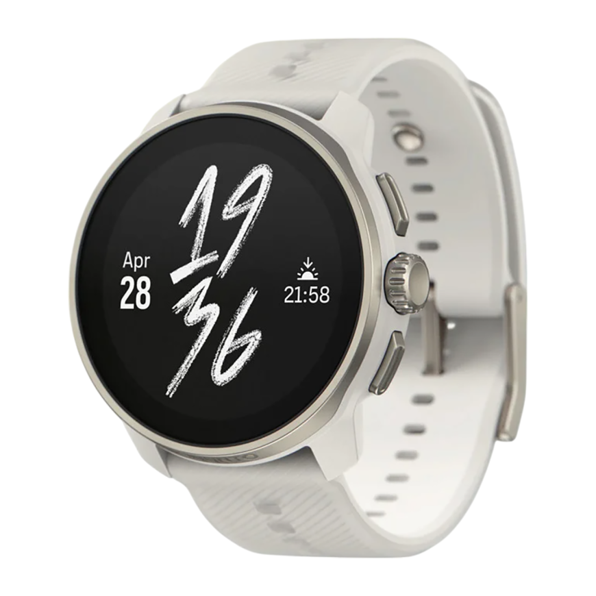 Спортивные часы Suunto Race S Powder Gray, светло-серый силиконовый ремешок