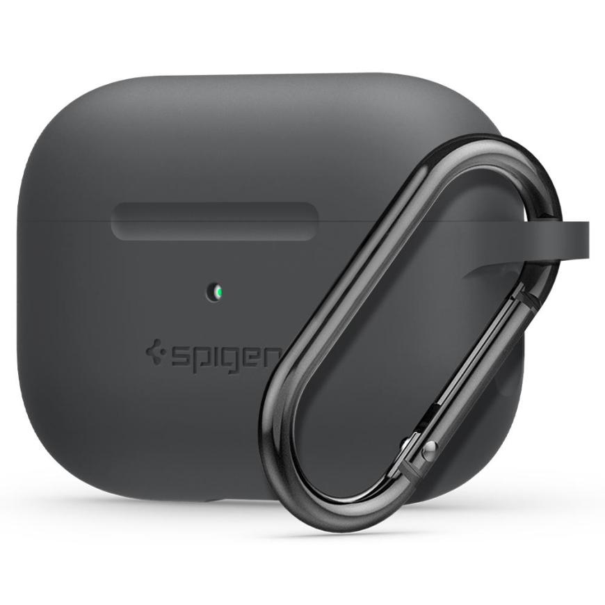 Силиконовый чехол с карабином Spigen Silicone Fit для AirPods Pro 1-го поколения