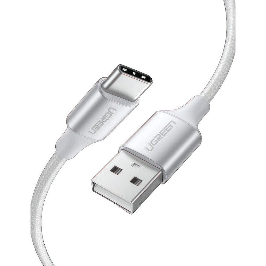 Кабель с нейлоновой оплёткой Ugreen USB-C — USB-A (3 м) (US288)