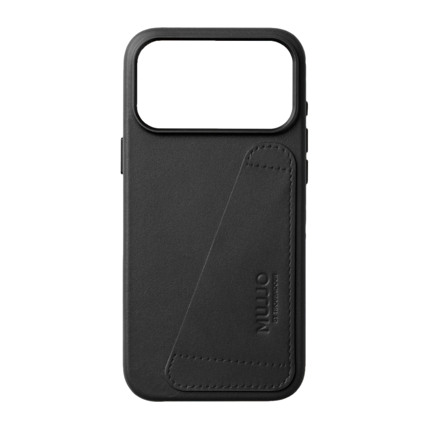 Кожаный чехол MagSafe с картхолдером Mujjo Full Leather Wallet Case для iPhone 17 Pro Max