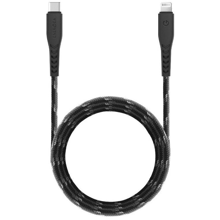 Кабель с нейлоновой оплёткой Energea NyloFlex USB-C — Lightning (1,5 м)