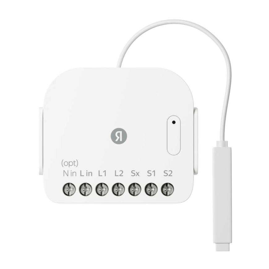 Умное двухканальное реле Яндекс Zigbee