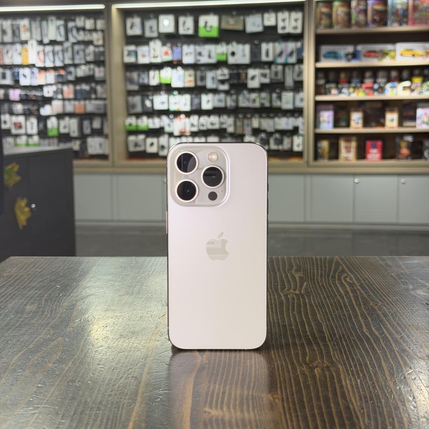 [Уценённый] Смартфон Apple iPhone 15 Pro 256 ГБ («Белый титан» | White Titanium) (2 nano-SIM)