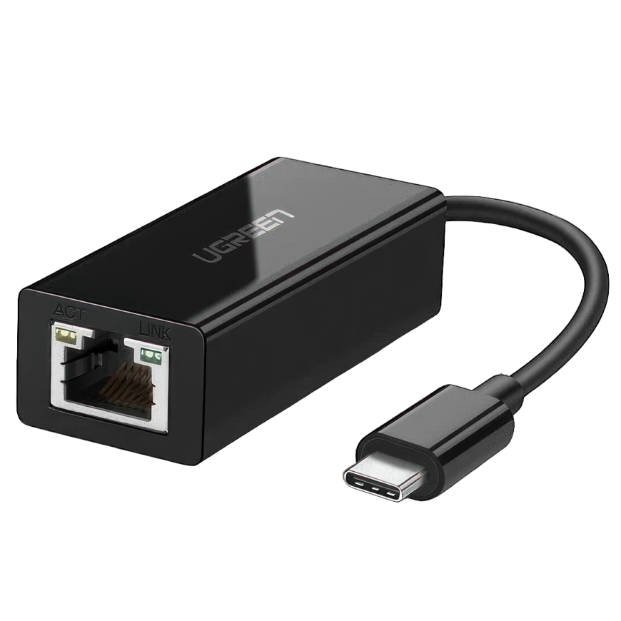 Адаптер Ugreen USB-C — Gigabit Ethernet (US236)