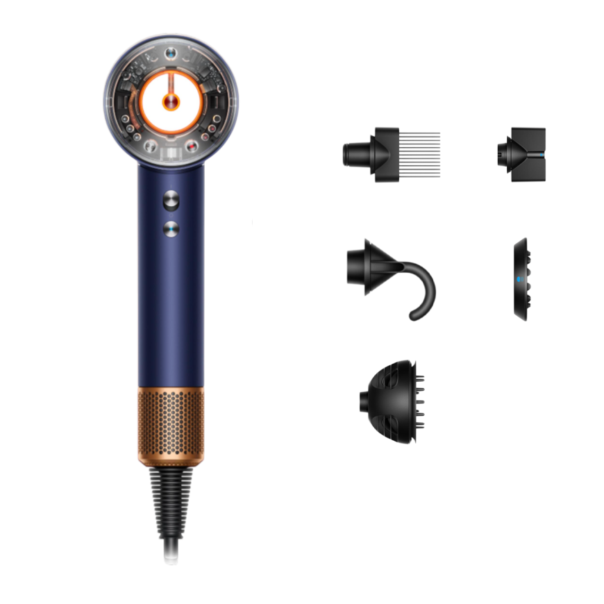 Фен Dyson HD16 Supersonic Nural Hair Dryer Curly+Coily (Prussian Blue/Rich Copper) (2025)
