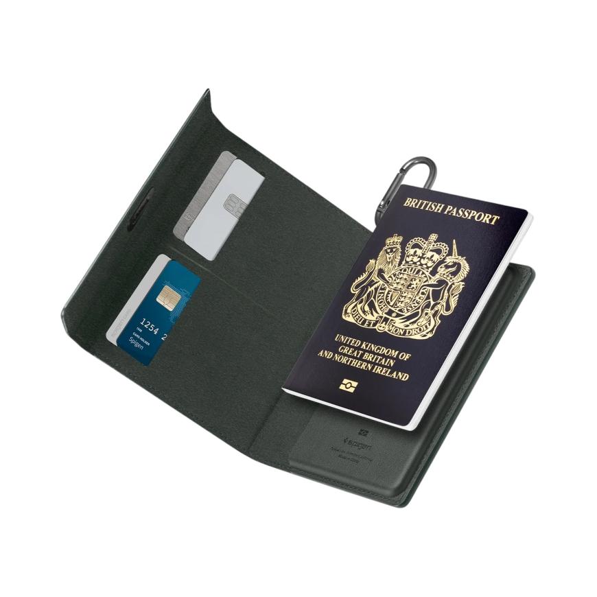 Дорожный органайзер из полиуретановой кожи с RFID Spigen Passport Holder - фото 37