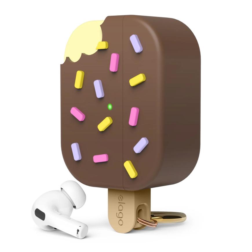 Силиконовый чехол с карабином elago Ice Cream Case для AirPods Pro 2