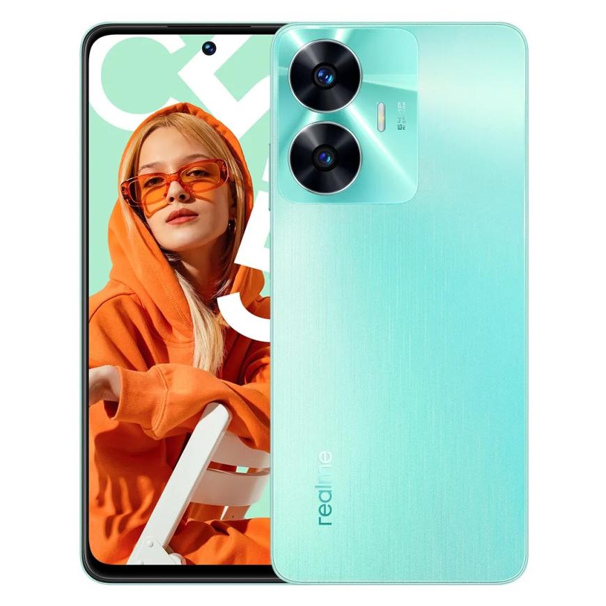 Смартфон Realme C55 6 ГБ + 128 ГБ (Зелёный | Rainforest)