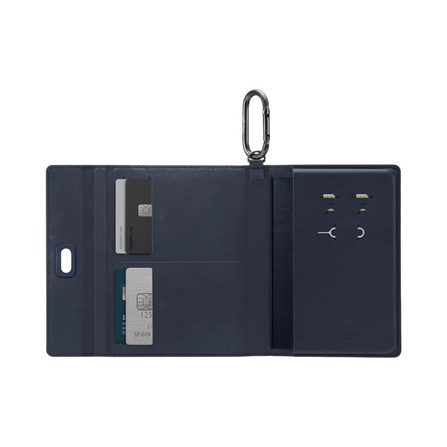 Дорожный органайзер из полиуретановой кожи с RFID Spigen Passport Holder - фото 41