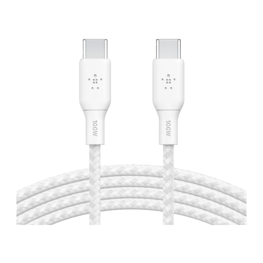 Кабель с оплёткой Belkin BoostCharge USB-C (USB 2.0) (3 м) (CAB014)
