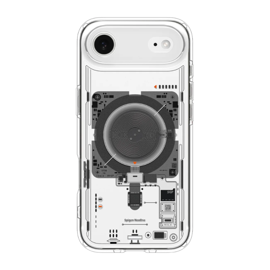 Прозрачный чехол MagSafe Spigen Ultra Hybrid Neo One (Mag Fit) для iPhone Air