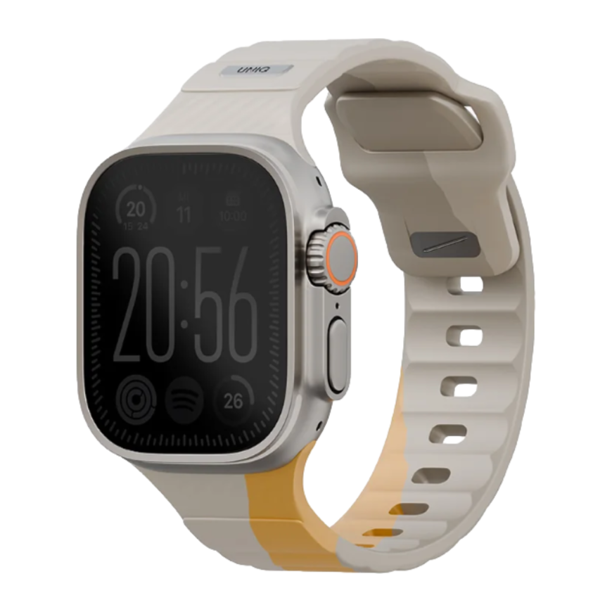 Спортивный ремешок Uniq Stride DE для Apple Watch 44, 45, 46 мм и Ultra 2–3