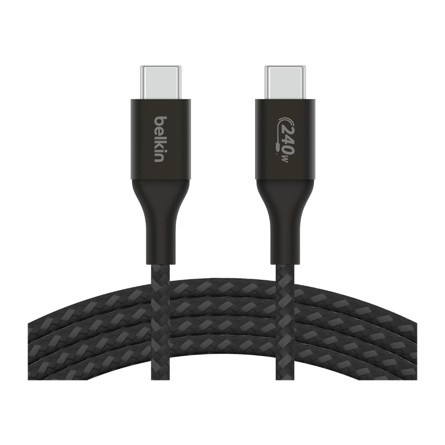 Кабель с оплёткой Belkin BoostCharge USB-C (USB 2.0) (1 м) (CAB015)