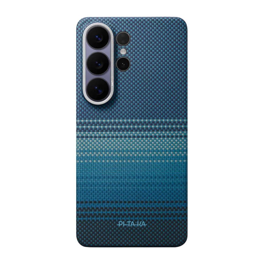 Арамидный чехол MagSafe PITAKA Sunset · Moonrise Aaron Button Edge Case для Samsung Galaxy S26 Ultra