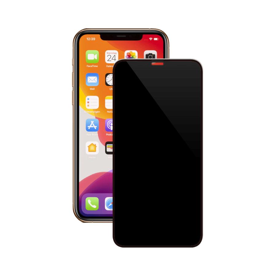 Защитное стекло с фильтром конфиденциальности Deppa PRIVACY для iPhone XS Max и 11 Pro Max (3D, 0,3 мм, 9H; полная проклейка)