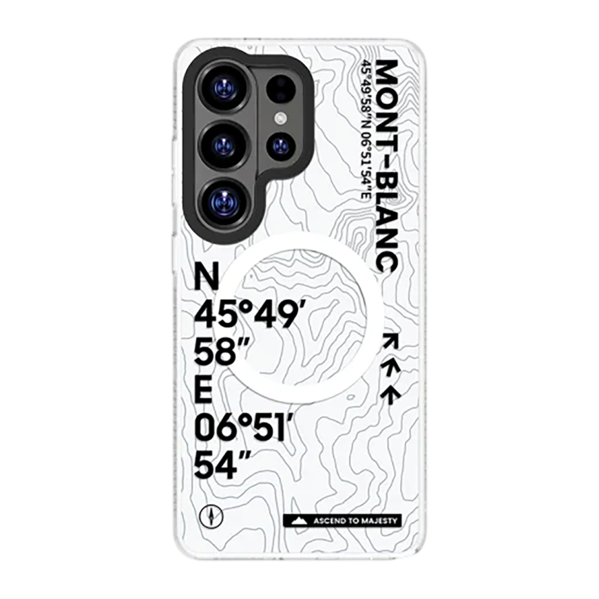 Пластиковый чехол MagSafe Benks Dynamic Summit «Монблан» для Samsung Galaxy S26 Ultra