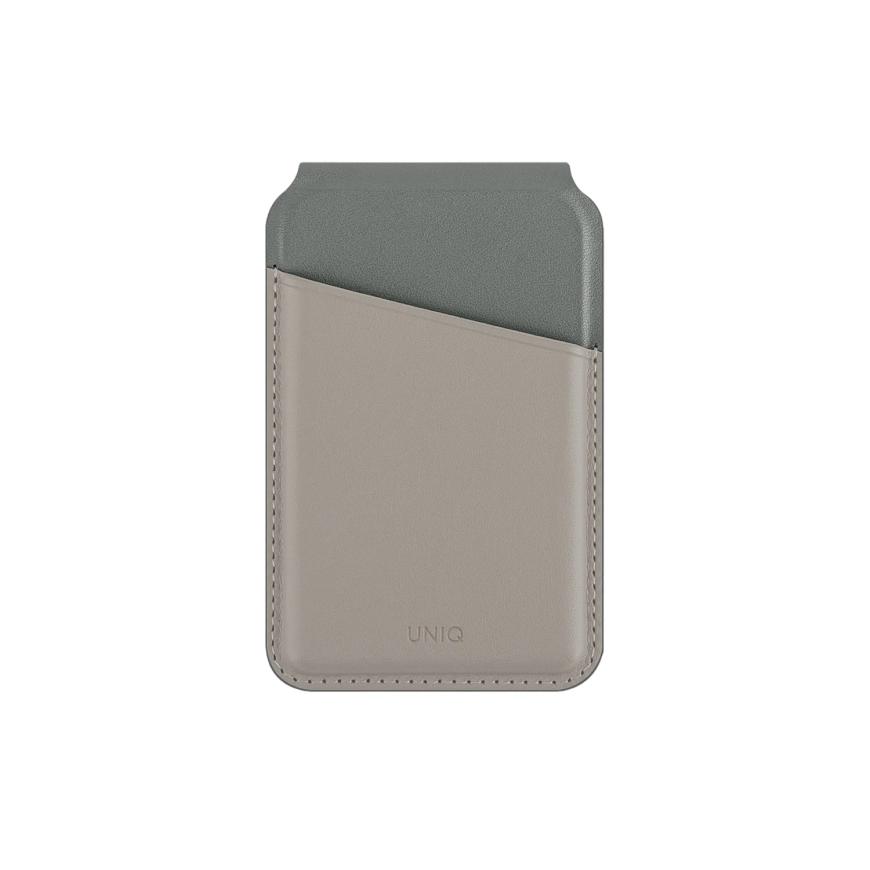 Кожаный чехол-бумажник MagSafe с подставкой Uniq Lyden DS