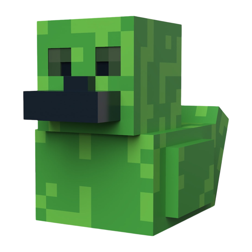 Коллекционная фигурка-утка «Крипер» TUBBZ First Edition Minecraft