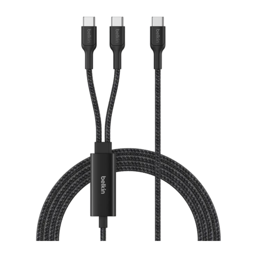 Кабель с оплёткой Belkin BoostCharge Pro USB-C — 2 USB-C (USB 2.0) (1,5 м) (CAC004)