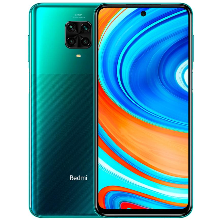 Смартфон Xiaomi Redmi Note 9 Pro 6 ГБ + 64 ГБ («Зелёные тропики» | Tropical Green)