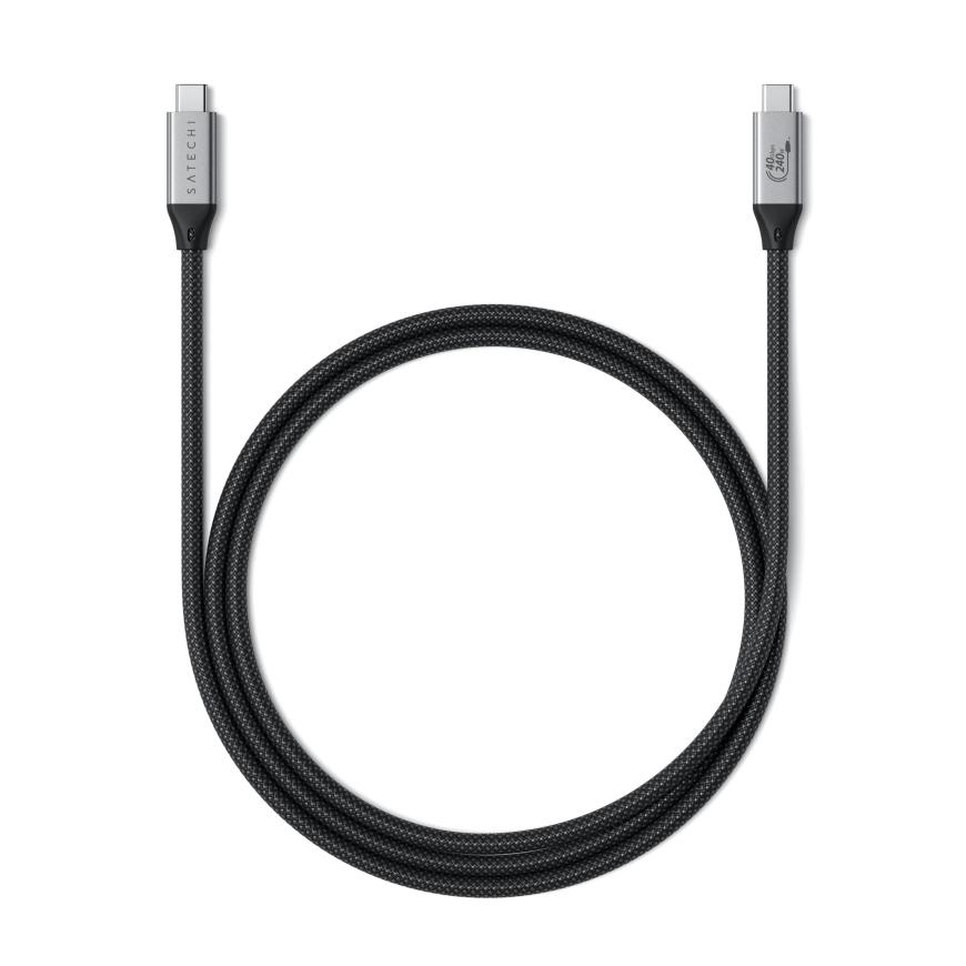 Кабель с нейлоновой оплёткой Satechi USB4 Pro (USB-C) (1,2 м)