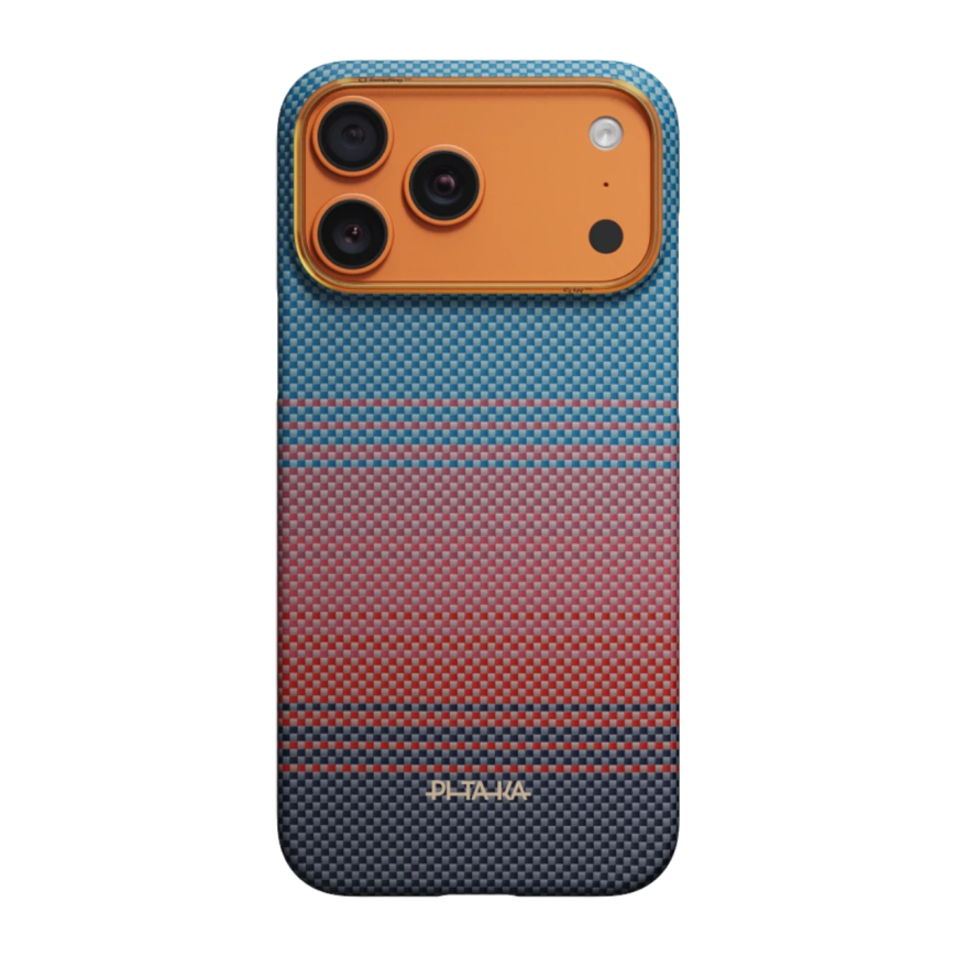 Арамидный чехол MagSafe PITAKA Sunset2.0 PitaTap Edge Case для iPhone 17 Pro Max
