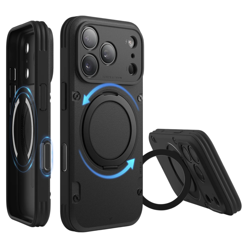 Пластиковый чехол MagSafe elago Armor Ring Stand Case для iPhone 17 Pro