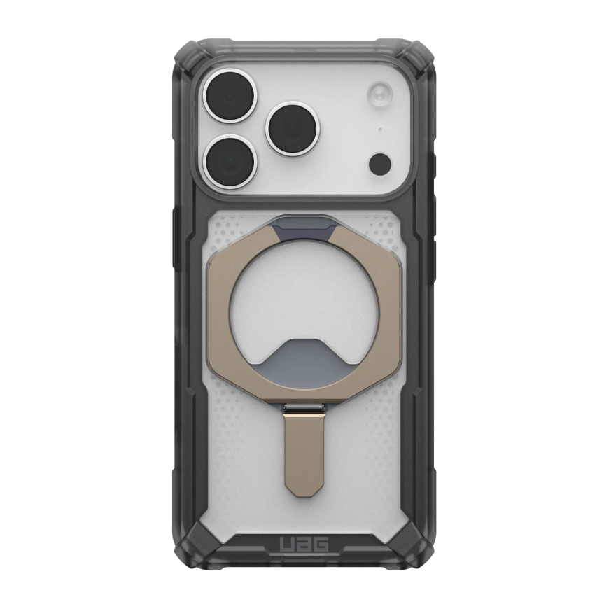 Защитный прозрачный чехол MagSafe с подставкой UAG Plasma XTE для iPhone 17 Pro