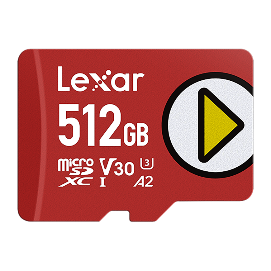 Карта памяти Lexar PLAY microSDXC UHS-I 512 ГБ (U3, V30, A2)