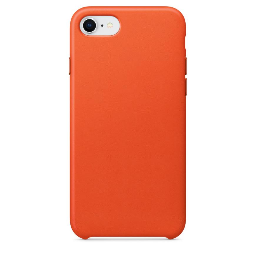 Кожаный чехол Apple Leather Case для iPhone 7, 8 и SE 2-го и 3-го поколений (2020–2022) (дизайн 2016)