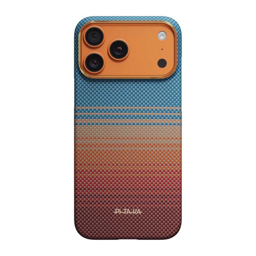Арамидный чехол MagSafe PITAKA Sunset2.0 PitaTap Edge Case для iPhone 17 Pro Max