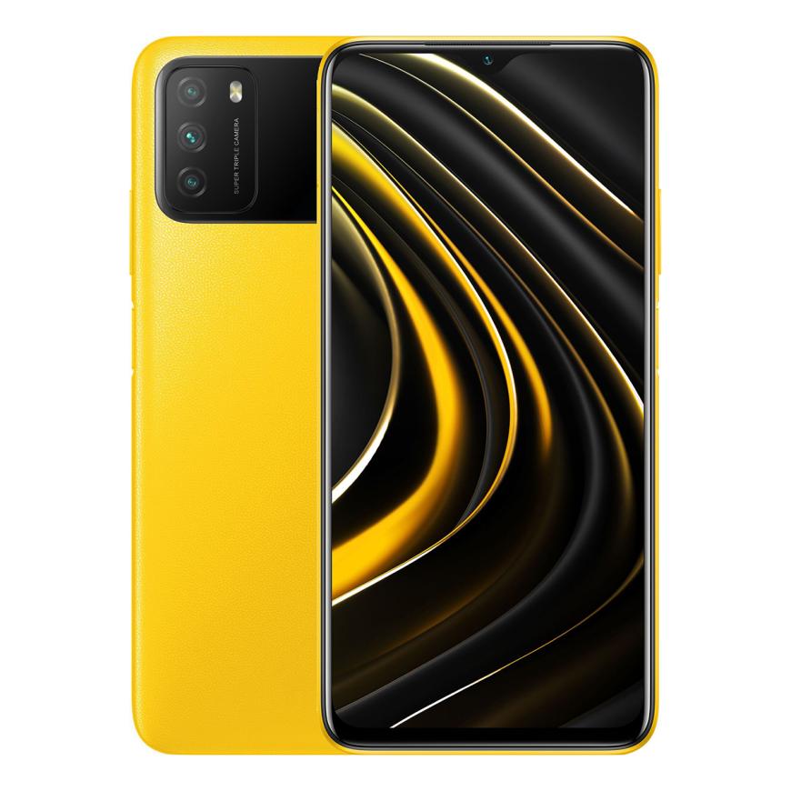 Смартфон Xiaomi POCO M3 4 ГБ + 128 ГБ («Жёлтый POCO» | POCO Yellow)