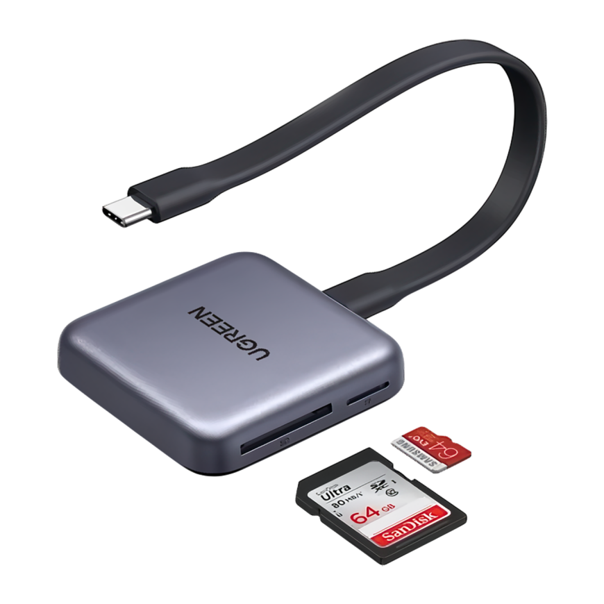 Картридер MagSafe Ugreen microSD, SD (CM898)