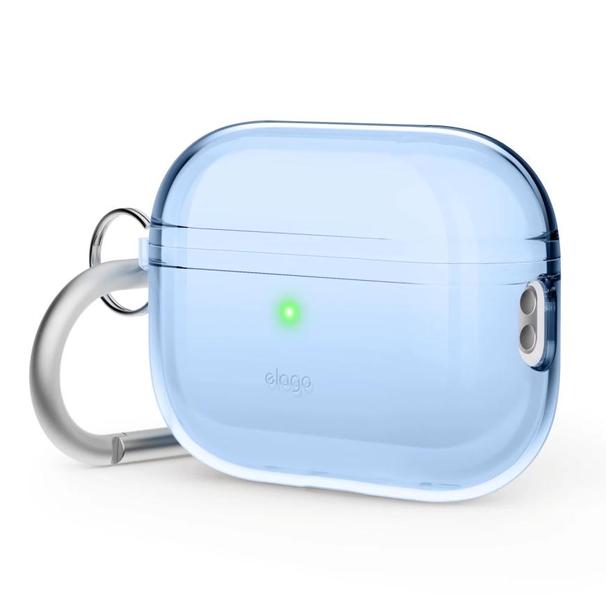 Термополиуретановый чехол с карабином elago Clear Hang Case для AirPods Pro 2