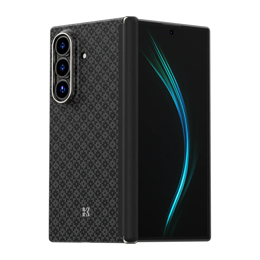 Кевларовый чехол MagSafe с защитой шарнира Benks ArmorAir ArmorGrid Back для Samsung Galaxy Z Fold7