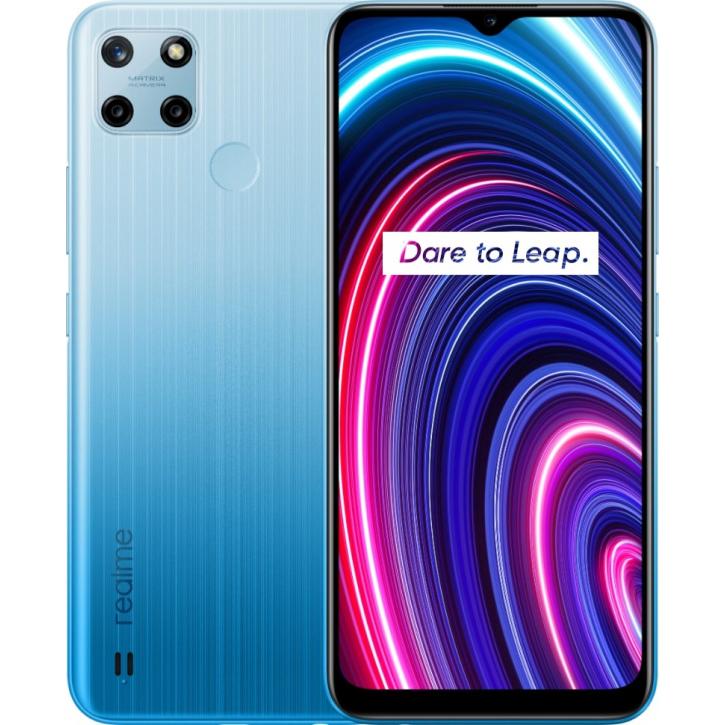 Смартфон Realme C25Y 4 ГБ + 128 ГБ (Голубой | Glacier Blue)