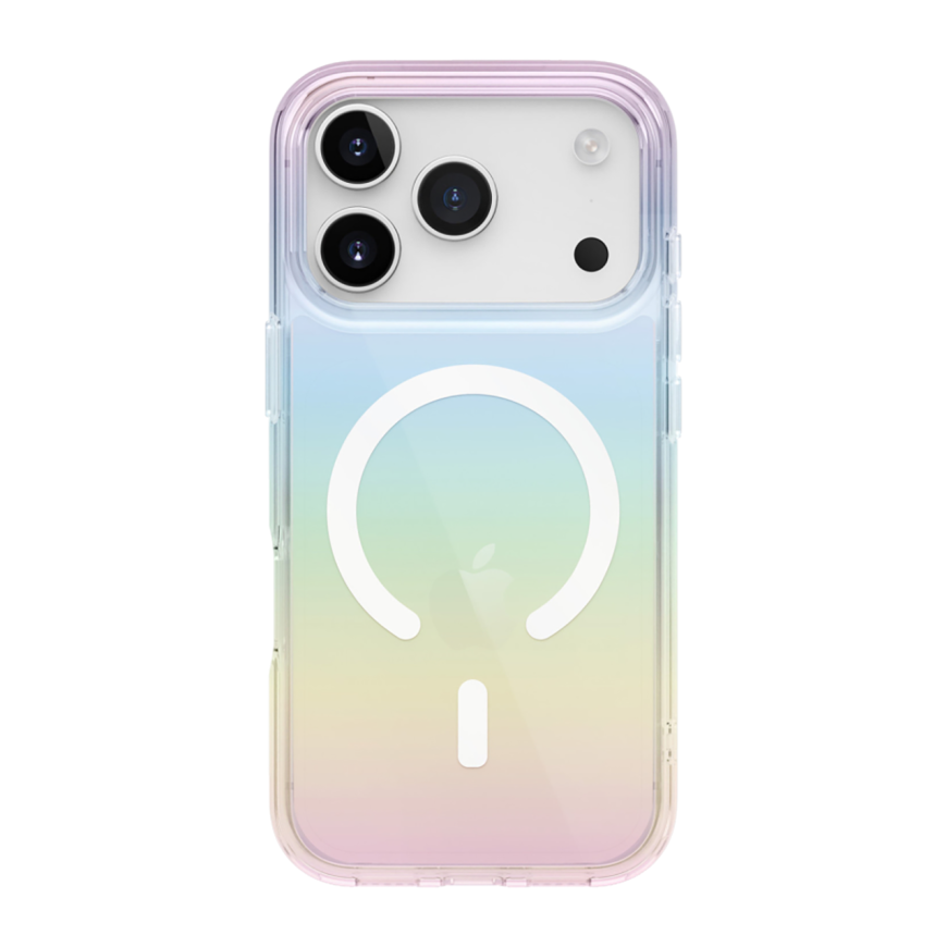 Прозрачный чехол MagSafe UNIQ Iridescia для iPhone 17 Pro