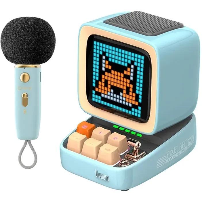 Умная портативная колонка с пиксельным экраном и микрофоном Divoom Ditoo-5M