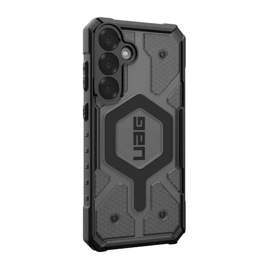 Защитный композитный чехол с поддержкой MagSafe UAG Pathfinder Clear для Samsung Galaxy S25+ - фото 2